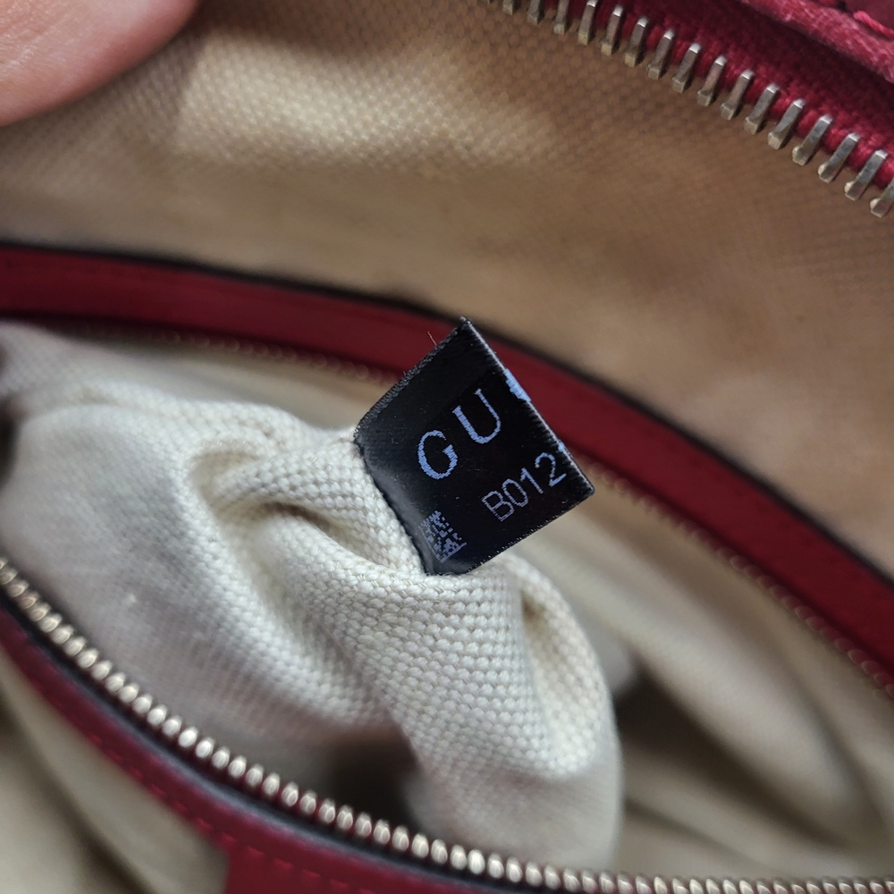 GUCCI Classic Monogram Canvas Joy Boston 30 Red, Authentic.. - Picture 9 of 16